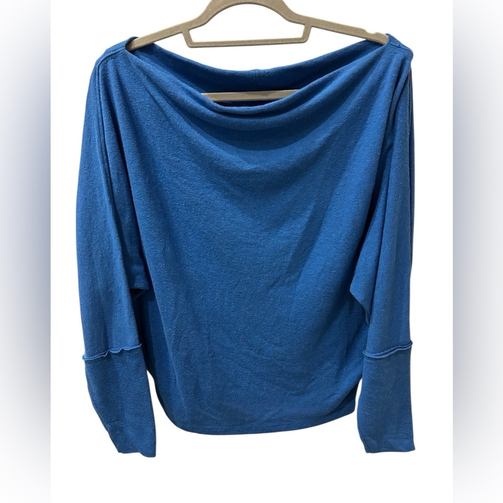 We The Free Vibrant Blue Knit Top - Picture 2 of 5